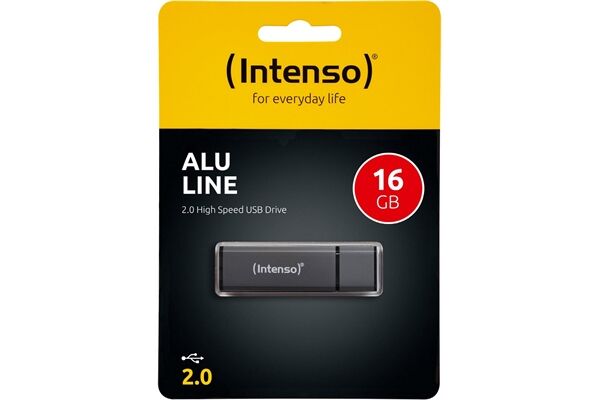 Intenso AluLine USB Drive 16GB Anthrazit