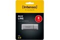 Intenso AluLine USB Drive 8GB Silber