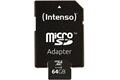 Intenso Micro SD Card 64GB Class 10 SDXC inkl. S