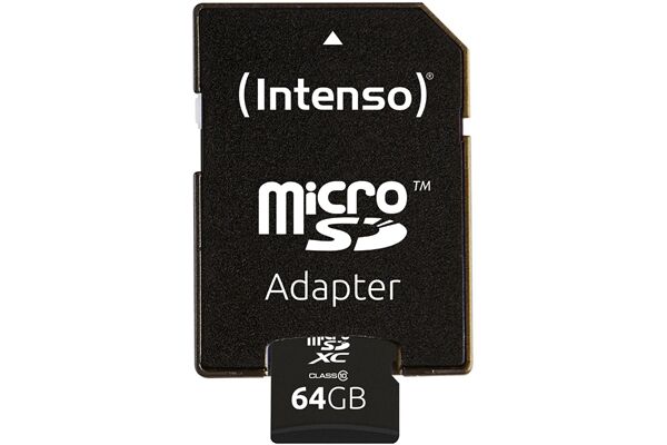 Intenso Micro SD Card 64GB Class 10 SDXC inkl. S