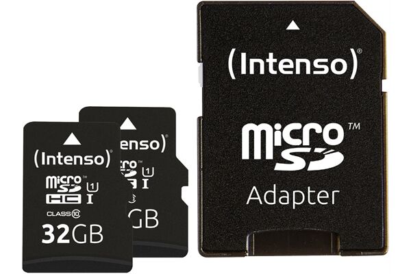 Intenso Doppelpack microSDHC 32GB UHS-I Premium