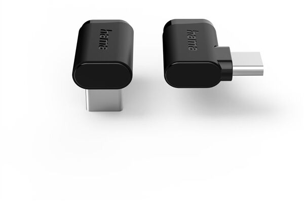 Hama USB-C-Winkeladapter 90° 2er Set
