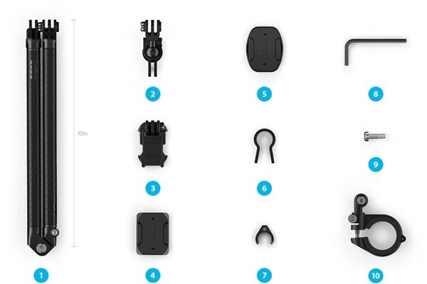 GoPro Boom + Lenkerhalterung