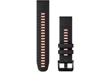 Garmin QuickChange Silikonarmband (22mm) (schwarz/flammenrot)