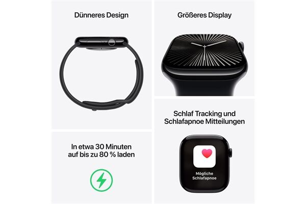 Apple Watch Series 10 (46mm) GPS (Armband M/L)