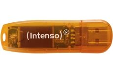 Intenso Rainbow Line 64GB USB Drive 2.0 Orange
