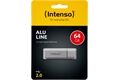 Intenso AluLine USB Drive 64GB Silber