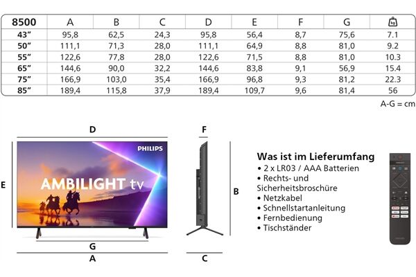 Philips 55PUS8500/12