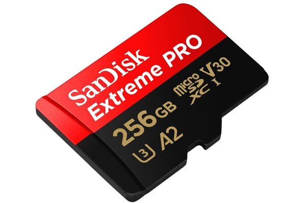 Sandisk microSDXC Extreme Pro (256GB) + Adapter