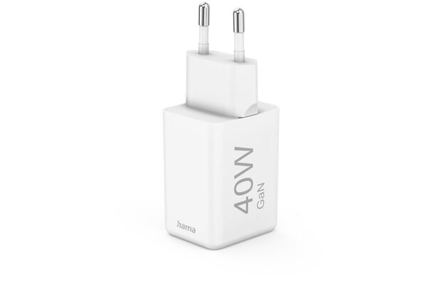 Hama Schnellladegerät 2x USB-C (40W)