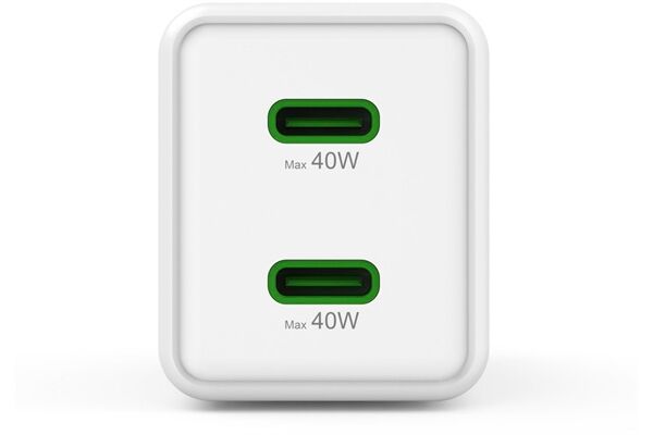 Hama Schnellladegerät 2x USB-C (40W)