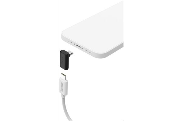 Hama USB-C-Winkeladapter 90° 2er Set