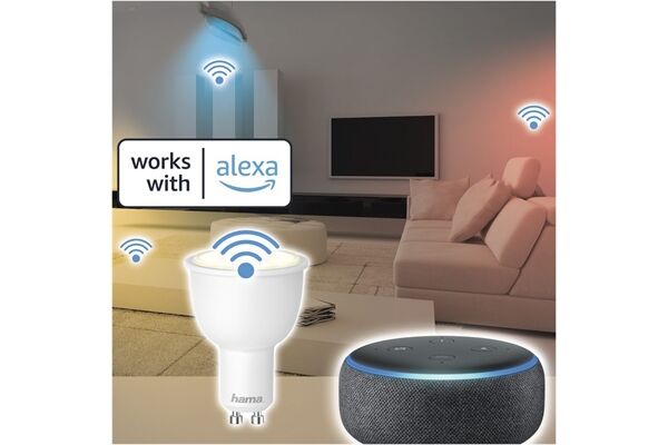 Hama WiFi-LED Lampe GU10, 5,5 W