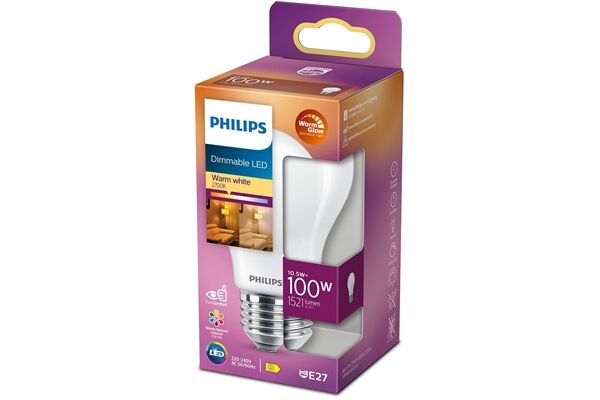 Philips LEDclassic 100W A60 E27 FR WGD90