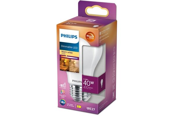 Philips LEDclassic 40W A60 E27 FR WGD90