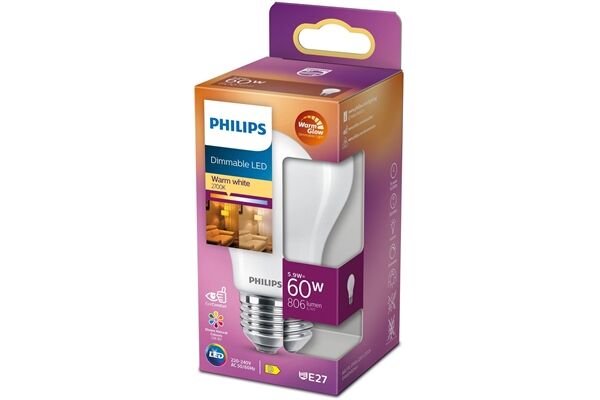 Philips LEDclassic 60W A60 E27 FR WGD90