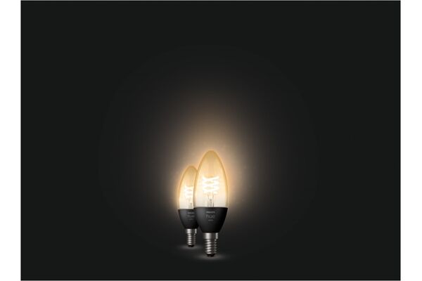 hue Wh. 4.5W Fil Candle E14 2er P.