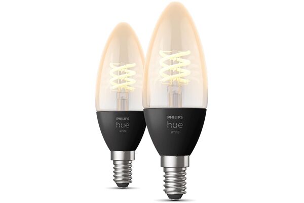 hue Wh. 4.5W Fil Candle E14 2er P.