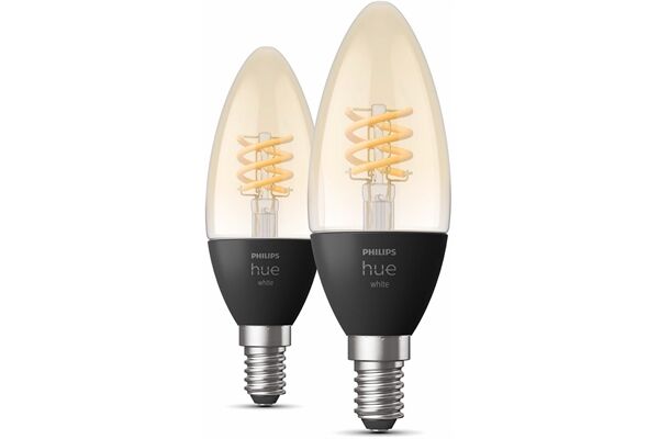 hue Wh. 4.5W Fil Candle E14 2er P.