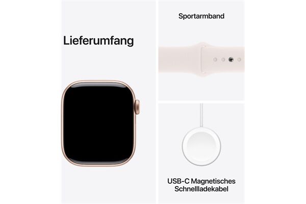 Apple Watch Series 10 (42mm) GPS (Armband S/M)