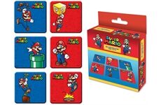 PYRAMID Mario Poses Untersetzer 6er (schwarz)