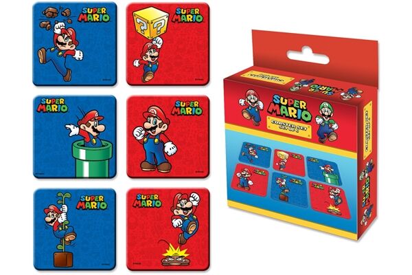 PYRAMID Mario Poses Untersetzer 6er