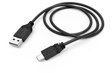 Hama USB-C Controller-Ladekabel (0,75m) (schwarz)