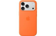 Apple Silikon Case mit MagSafe für iPhone 17 Pro (orange)