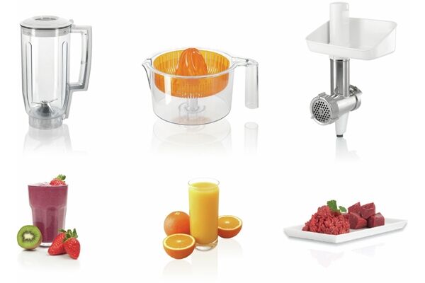 Bosch MUM54251 Weiss-Silber