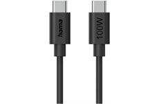 Hama USB-C > USB-C Kabel 100W (1,2m) (schwarz)