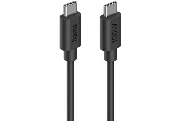 Hama USB-C > USB-C Kabel 100W (1,2m)