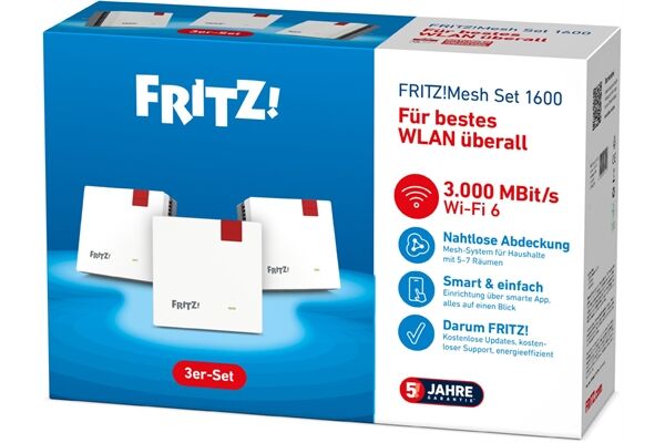 AVM FRITZ!Mesh Set 1600 (3er Pack)