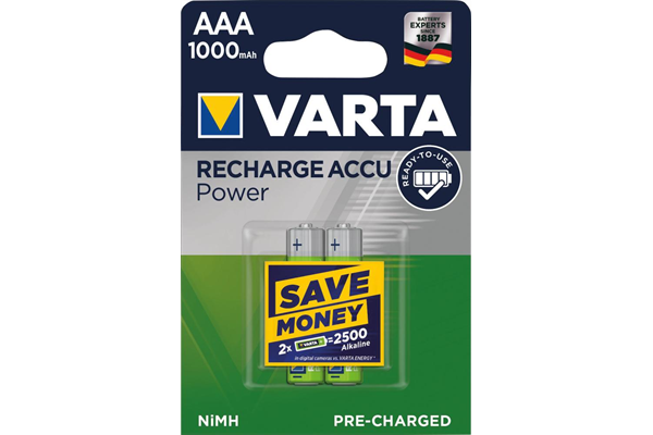 Varta 5703 Recharge Accu Power Micro 1000 mAh