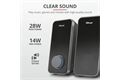Trust Arys 2.0 Speaker Set Schwarz