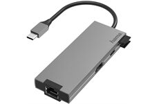 Hama USB-C-Multiport-Adapter 5 Ports (grau)