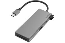 Hama USB-C-Multiport-Adapter 6 Ports (grau)