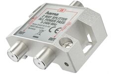 Hama SAT-Verteiler 2-fach (silber)