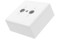 Hama Antennen-Endsteckdose 75 Ohm (weiss)