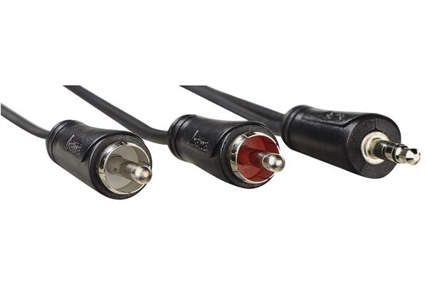 Hama Stereo Audio-Kabel (5m) schwarz