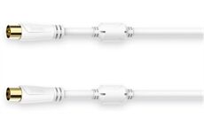 Hama Antennen-Kabel 100 dB (10m). (weiss)