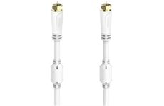 Hama SAT-Anschlusskabel 100 dB (3m) (weiss)