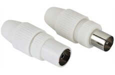 Hama Koax-Set, Stecker/Kupplung