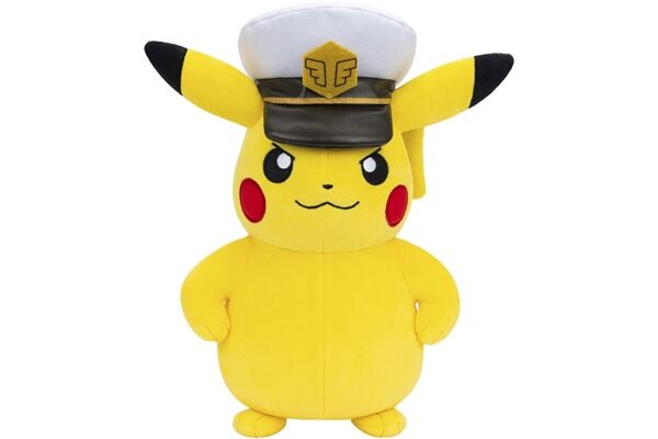 JAZWARES Captain Pikachu Plüsch (20cm)