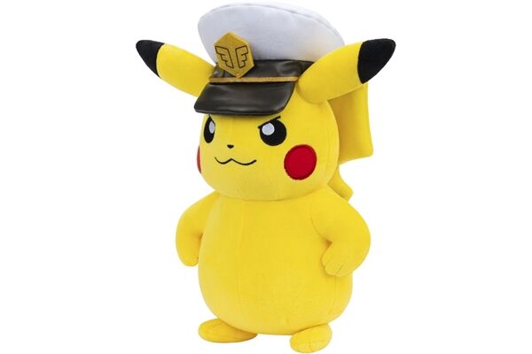 JAZWARES Captain Pikachu Plüsch (20cm)