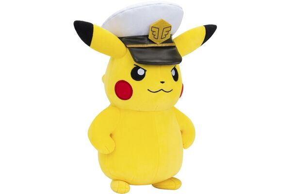 JAZWARES Captain Pikachu Plüsch (20cm)