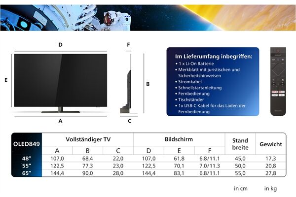 Philips 55OLED849/12 B-Ware