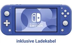 Nintendo Switch Lite Konsole Bundle (blau)
