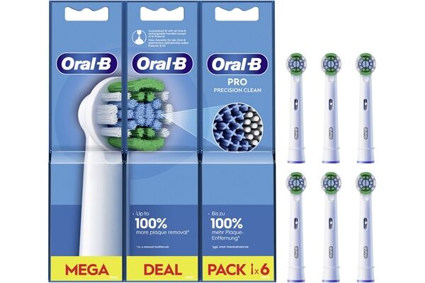 Oral-B Aufsteckb. Prec. Clean Pro (6Stk.)
