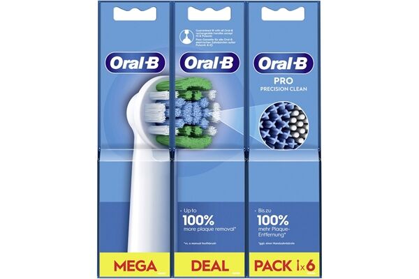 Oral-B Aufsteckb. Prec. Clean Pro (6Stk.)