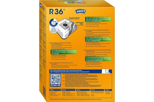 Swirl R 36 MP Plus AirSpace Staubsaugerbeutel
